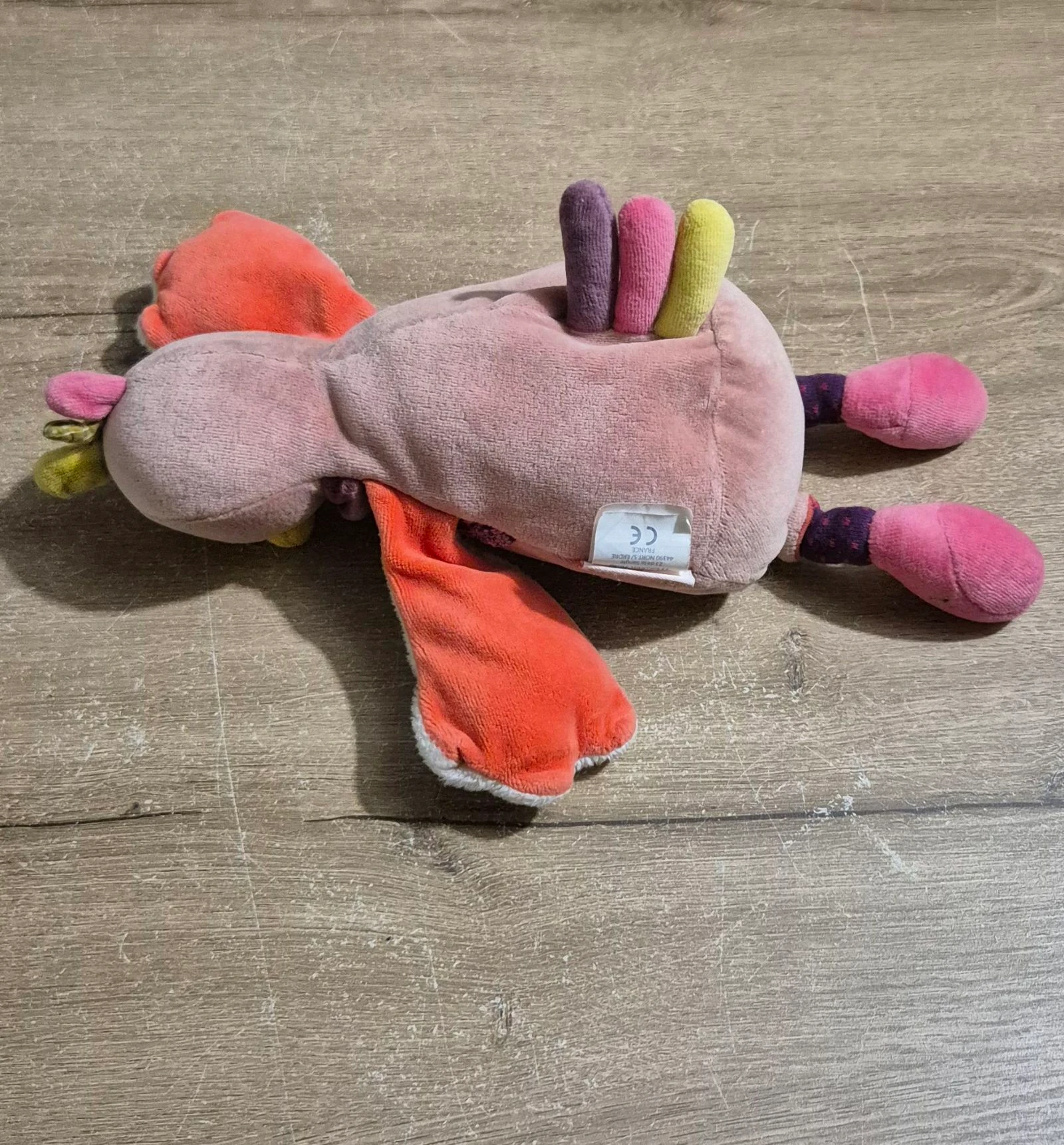 Doudou poule Madame Pivoine – photo 4
